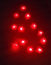 Lichterkette rote sterne - rote,