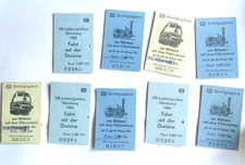 Alte Fahrkarten 80iger Jahre 1985 150 Jahre Deutsche Eisenbahn