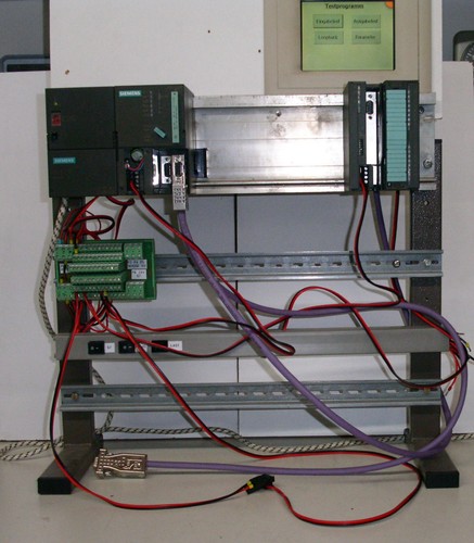 Siemens test rack - s7, eigenbau