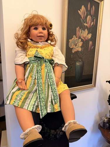 Künstlerpuppe puppe monika - künstlerpuppe,