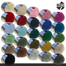 Lana Grossa 5x 100 g Alpina Landhauswolle und Trachtengarn 26 Farben Wolle Garn