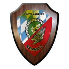 Wappenschild / Wandschild - Einzelkämpfer Suwald Bundeswehr Bund Bw - #12103 