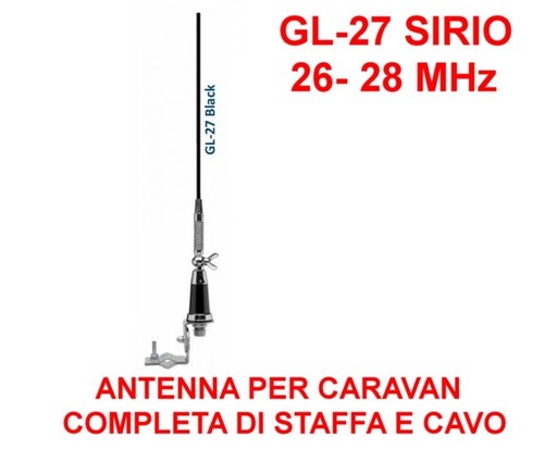 Sirio black antenne c - gl-27,