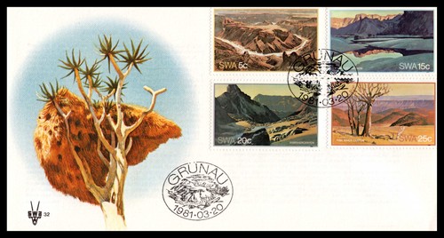 Namibia swa fdc grunau - swa, 1981