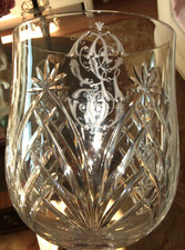 150 Jahre altes großes Glas