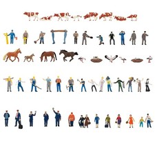 Faller H0 Figuren für Modellbahn - große Auswahl - Maßstab 1:87 - Figur Tiere