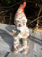 Antik Angelnder Gartenzwerg Dwarf ZEH West Germany um 1960