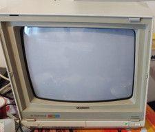 SANYO CD3195C Farbmonitor (Commodore 64/128) + Netz-/Videocable working