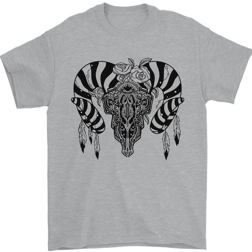 Tribal bull skull - bull, buffalo