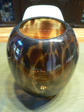 Blumenvase Glas Dekovase Tischvase Vase Blumen Deko Glas Leopard Kugelvase