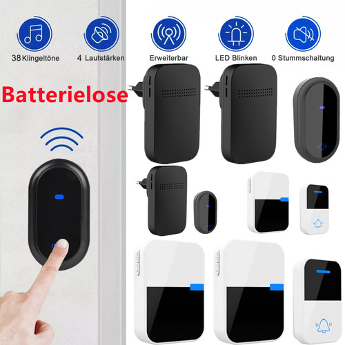 Batterielose funkklingel - batterielose,