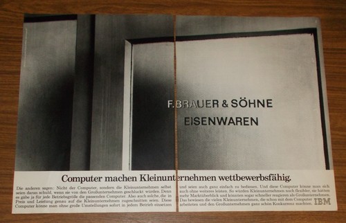 Seltene werbung ibm computer - -,