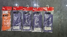 5x Puma Fußball Stutzen Gr. 4 original 43-46 PowerCat orange violet Socken lila