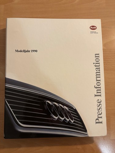 Pressemappe audi modelljahr - pressemappe,