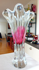 XXL Große schwere Glas Vase -