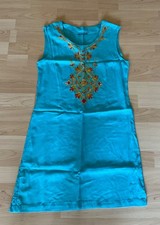 Shirt Kleid ärmellos Türkis