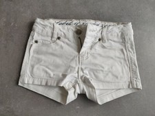 H&M * Shorts * kurze Hose * Hotpants * weiß * Gr. 134 * Mädchen