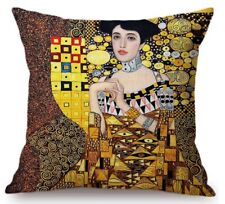 Kissenbezug Canvas-Stoff Gemälde Jugendstil Gustav Klimt 44x44cm