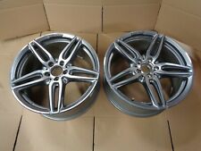 2 Stk AMG 19 Zoll Felgen 9 x 19 ET49 E-Klasse A2134012100 glanzgedreht HA *A749*
