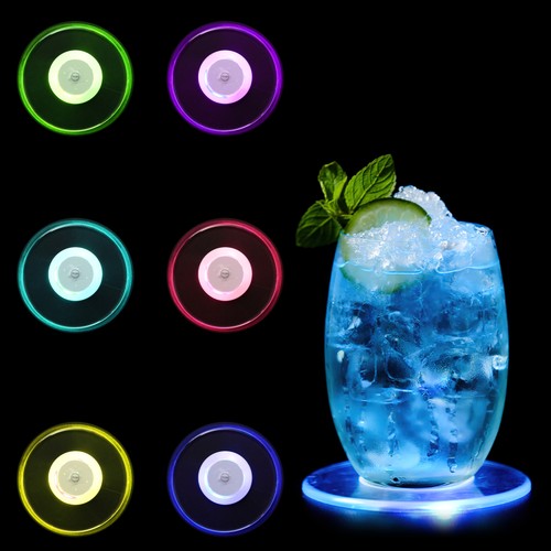 Bunte led untersetzer - bunte,