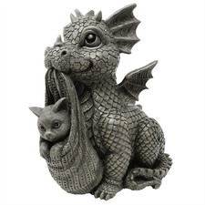 Gartenfigur Gartendrache -