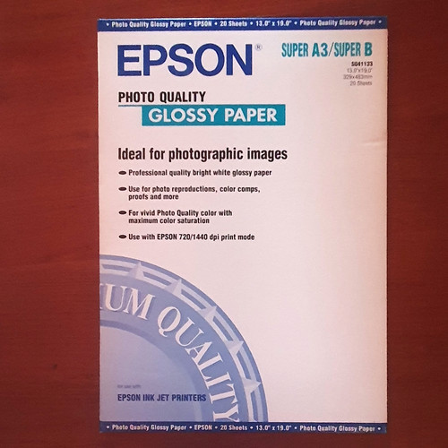 Epson super glossy photo - epson, a3+