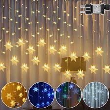 Led schneeflocke lichterkette - led,
