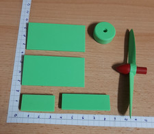 Fischertechnik Konvolut Bauplatte Luftschraube Rad hellgrün Bieten macht Spaß