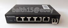 Microsens Gigabit Glasfaser und TP Switch MS453514M (5xTP, 1xGlasfaser)