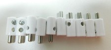 10 Stecker Weiß z.B. für