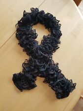 Rüschenschal Handarbeit Rüschenwolle Schal Stola Neu Neu