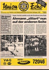 Fussball-Programmheft   82/83   2. Liga     Union Solingen - Alemannia Aachen