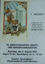 F. Meixner Auktionskatalog