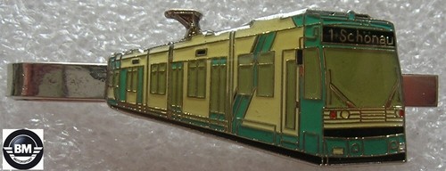 Krawattenklammer straßenbahn - krawattenklammer,