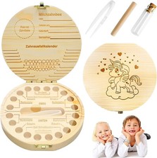 Zahndose Holz Milchzähne