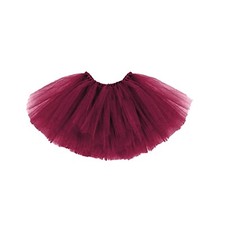 Kinder Tütü Tutu Ballettrock Tüllrock 3 Lagen Petticoat Ballett Rock Weinrot