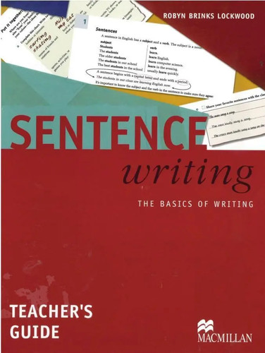 Sentence writing teachers - |,