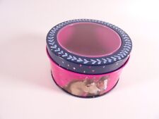 Aufbewahrungsdose Pferdemotive durchsichtiger Deckel Blechspielzeug rar (10401)