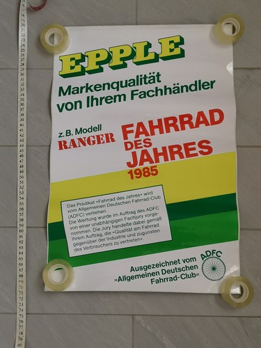 Plakat epple fahrrad des - epple,