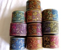 Borte Webband Blumenranken