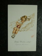 Alte AK , Schlafendes Mädchen