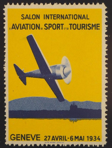 1934 schweiz vignette geneve - 1934, schweiz,