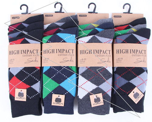 Argyle herrensocken karo - argyle,