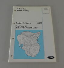 Technische Information Einführung Ford Fiesta 96 Zetec SE Motor Stand 08/1995