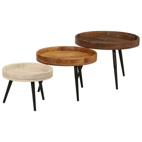 Couchtische stk rund - 3, stk.