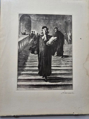 Lithographie honore daumier - lithographie,