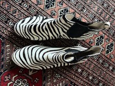 Zebra Chelsea Boots 38 Topshop