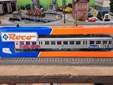Roco H0 44377 Nahverkehrswagen einseitig mit Grafitti Silberling 2. Kl. DB