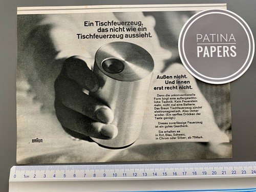 1970 braun tischfeuerzeug - 1970,