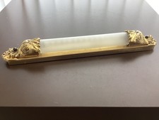 Antike Soufitte Wandlampe S19 Französisches Art Deco Bronze Gold